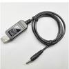 Digital Display Steps Up Power Cord 5V To 9V 12V Output DC5.5X2.1 Connectors USB Charging Cable with Digital Screen