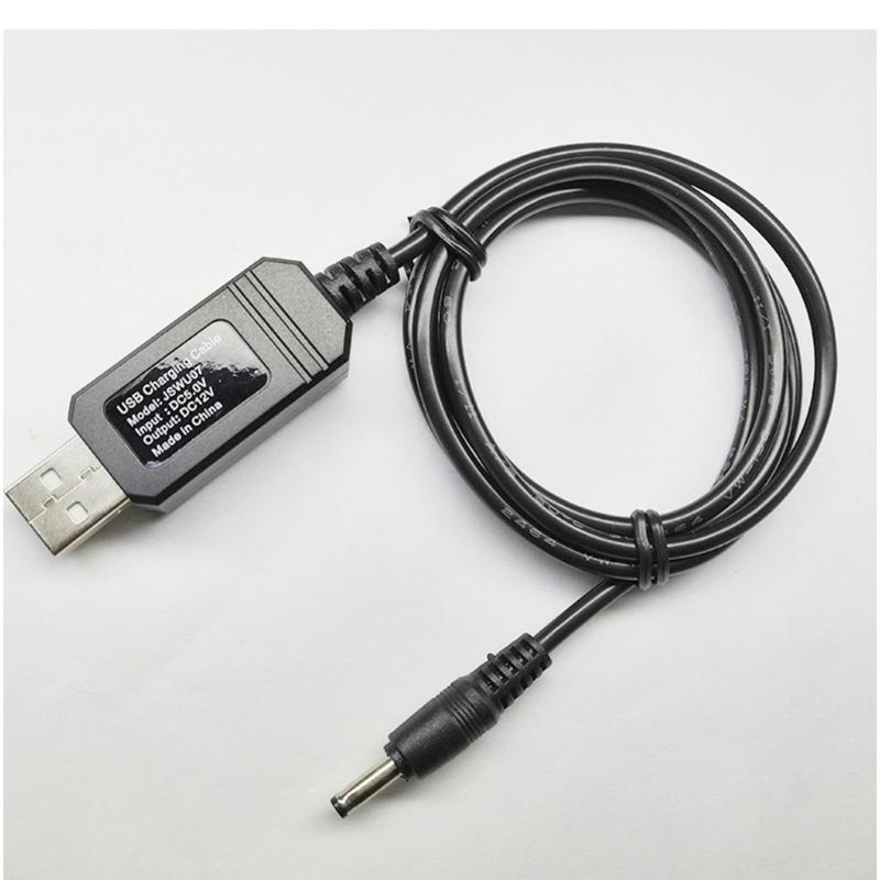 Digital Display Steps Up Power Cord 5V To 9V 12V Output DC5.5X2.1 Connectors USB Charging Cable with Digital Screen