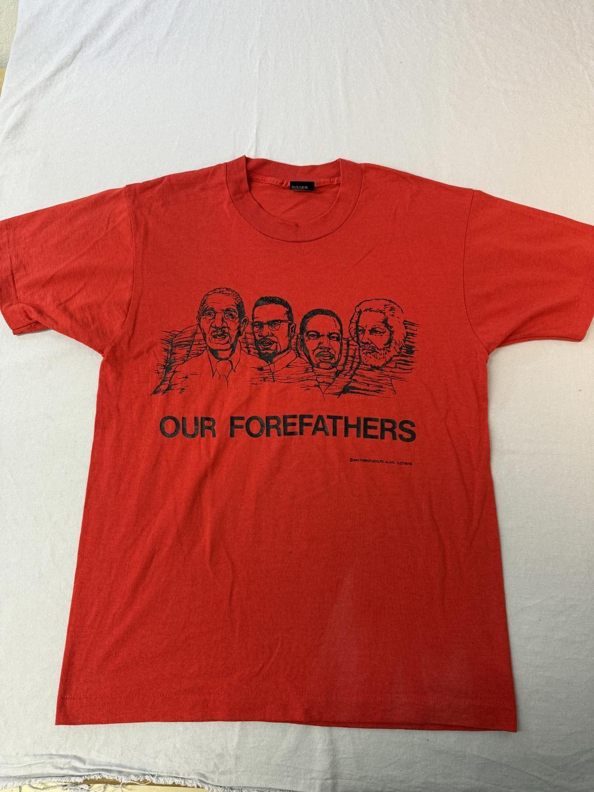 VTG Black Mount Rushmore T-shirt Our Forefathers 1990 Tee -L M