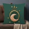 1 x doppelseitig bedruckte Kissenbezüge mit Ramadan-Motiv. (17,7"*17,7") Traditionelle Kissenbezüge für Zuhause, Dekoration für Zimmer, Bett, Sofa, Stuhl, ohne Kissenkern