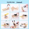 Creative Wooden DIY Airplane Glider Kit for Primary School Students – Educational Handmade Toy Gift