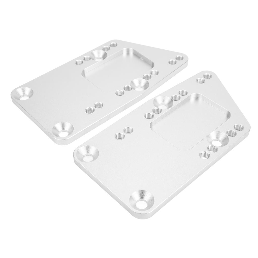 2pcs Engine Mount Adapter Plates 551628 Universal Swap Bracket Replacement for Small Block LS Conversion Adjustable
