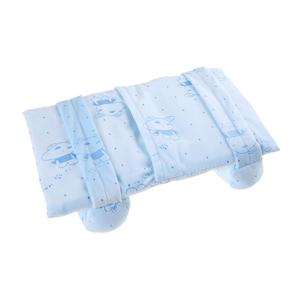 Baby Pillow Anti Roll Cotton Infant Sleep Prevent Flat Head Cushion for Newborn