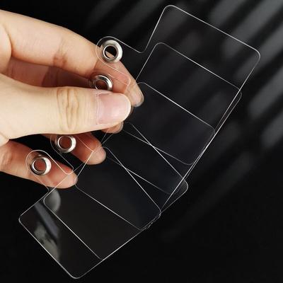 10Pcs Strong Transparent Phone Lanyard Patch Gasket For Mobile Phone Tether Card Universal Cord Clip Snap Hang Strap Tab