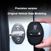 4PC Silicone Car Door Lock Cover Protector Buckle Cover For Porsche Panamera Cayenne Taycan 911 718 Macan Carrera-GT 928 944 968