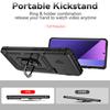 Full Cover For Xiaomi Poco X6 5G Case For Poco X6 5G Anti-knock Push Window Magnetic Phone Holder Back Case For Poco X6 5G Case