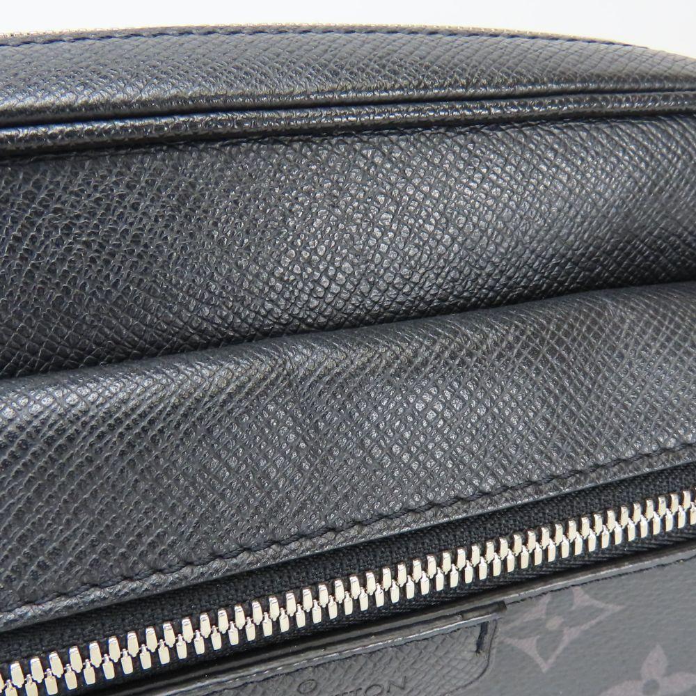 Used LOUIS VUITTON body bag Bum bag outdoor M30245 Taiga/Monogram Eclipse Noir Taigalama
