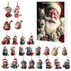 Christmas Advent Calendar Cat Calendar, 24 Days Countdown Cute 2D Kitten Holiday Backpack Charm Accessory Ornaments for Party Tree Decor, Gifts Lovers