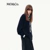 MO&Co. Women's 100% Wool V-Neck Loose Fit Sweater