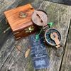 Soldiers Military Thumb Compass Vintage Brass WW2 1940 Navigation World War II