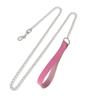 DIEZI Harajuku Bowknot Ball Heart Circel Rivet Flower Choker Necklace Torques Women Men Gothic Pink PU Leather Necklace Jewelry