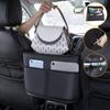 Gap Filler Bag Leather Car Handbag Holders Seat Middle Hanger Storage Bag  Car Organizers