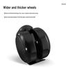 2-Inch Silent PU Office Chair Casters for Executive and Boss Chairs - Thickened Swivel with Circlip Universal Design