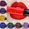 VIBELY 29 cores tubo redondo fosco à prova d'água sem maquiagem não gruda copo esmalte labial líquido