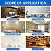 Heavy Duty Steel Wallpaper Edges Roller Set With Textured Handle Pressing Wheel For Professional Result Paint Tool