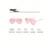 Feye 1pc Women's Retro Minimalist Large Frame Fashion Fashion Glasses, Suitable For Beach And Travel