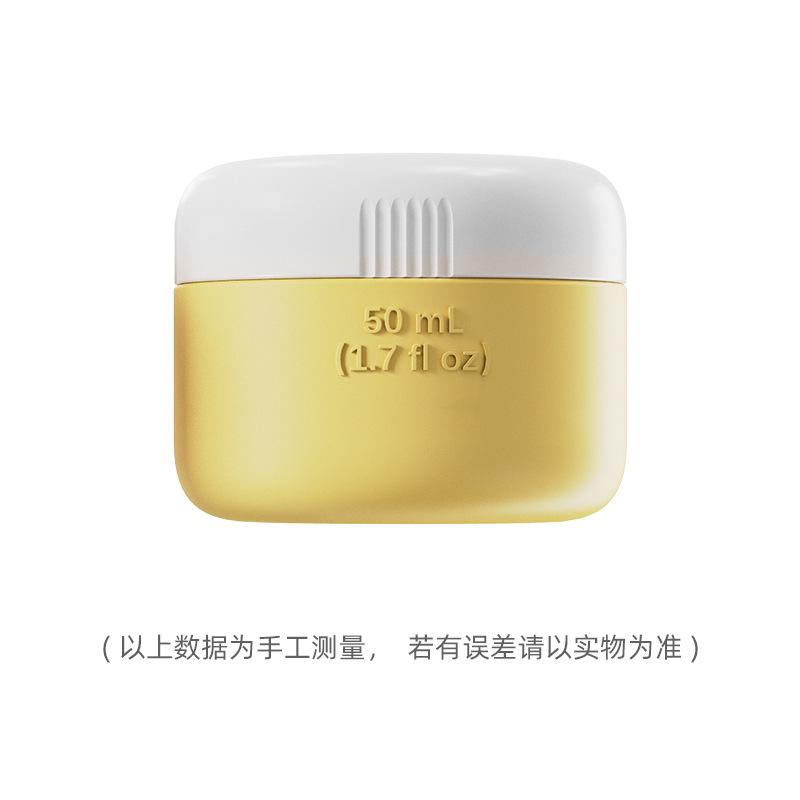 Viral Silicone Travel Pill Box, Mini Refillable Cream Jar Portable Container for Medicine & Lotion, Aesthetic Essential