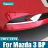 For Mazda 3 BP      2024 2025 ABS Car Front Rear Fog Light Lamp Frame Covers Decoration Accessories
