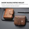 Custom Men's Short Buckle Wallet Money Purse Key Card Pounch For Opel Insignia Corsa Zafira Mokka Grandland Antara Ampera