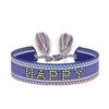 Handmade Gradient Sequin Bracelet with Creative Letter Design for Women