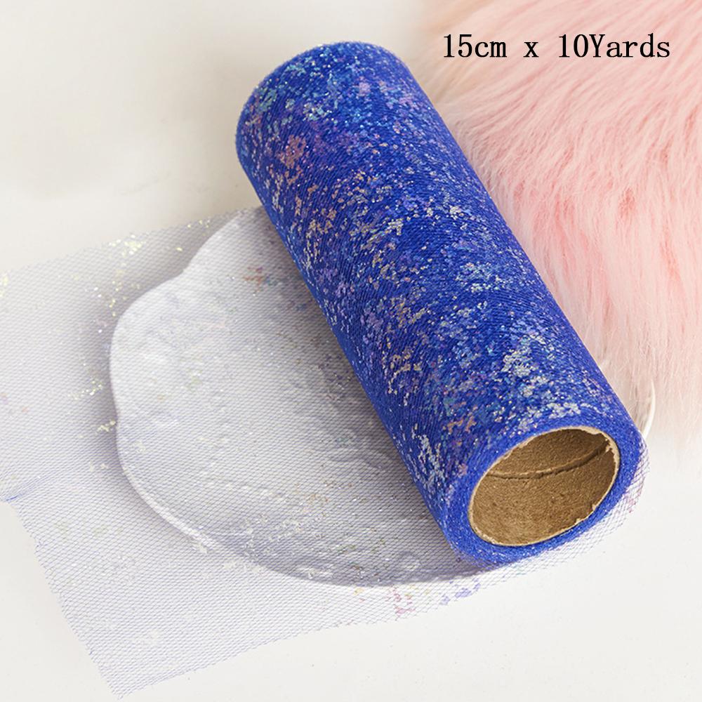 6" X 10 Yards Dots/Sequin/Glitter Tulle Rolls For Tutu Dress Gift Wrapping Wedding Decoration DIY Party Backdrop Ribbon Supplies