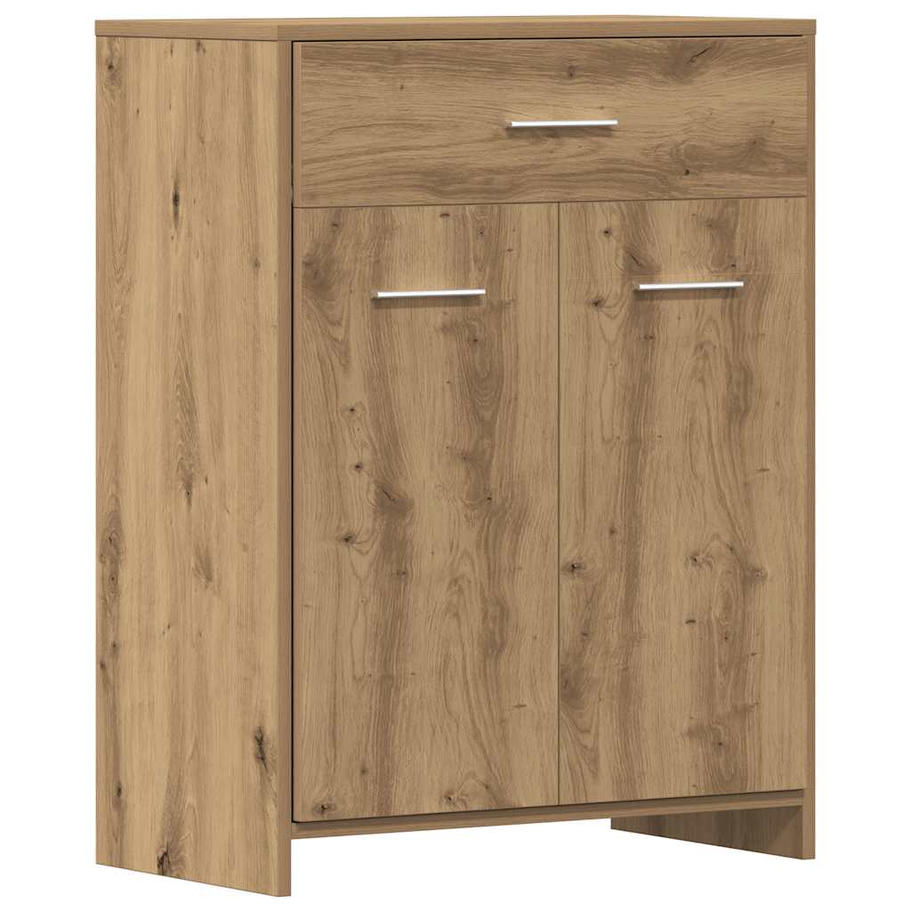 4 Piece Bathroom Furniture Set  Artisan Oak  Engineered Wood