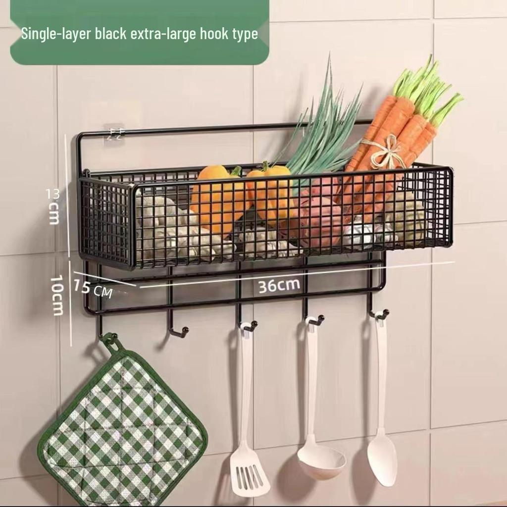 Punch-Free Bathroom Wall Shelf: Vanity & Toilet Storage Organizer