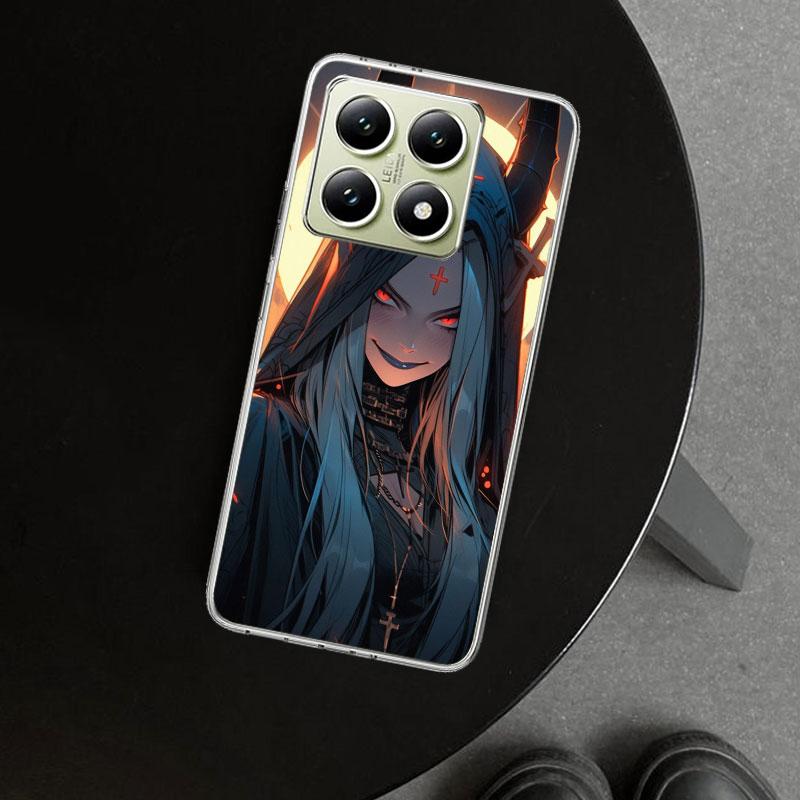 

Dark Demon Nun Phone Case Cover for Xiaomi Redmi Note 15 14 13 12 11 Pro Plus 14S 12S 11S 11T 11E 10S 10 Customized Fundas Redmi Redmi Note 14 4G