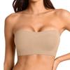 European and American underwear women's strapless non-slip tube top, chest wrapping, gathering, upper support, no steel ring bra, bra