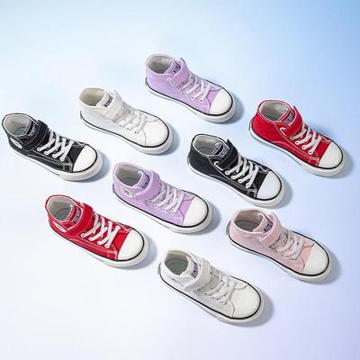 Winter 2025 Trendige High-Top Canvas-Schuhe für Kinder - Mit weicher Sohle, Lässiger Koreanischer Stil für Jungen und Mädchen
