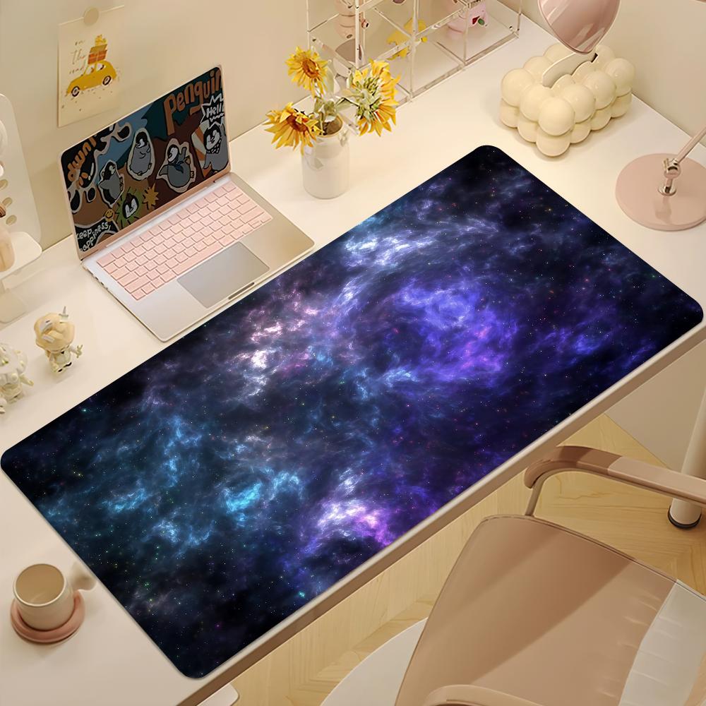 Space Universe Galaxy Nebula Mouse Pad NonSlip Thickened Mousepad Student Gaming Cushion Large Writing Lockedge Office