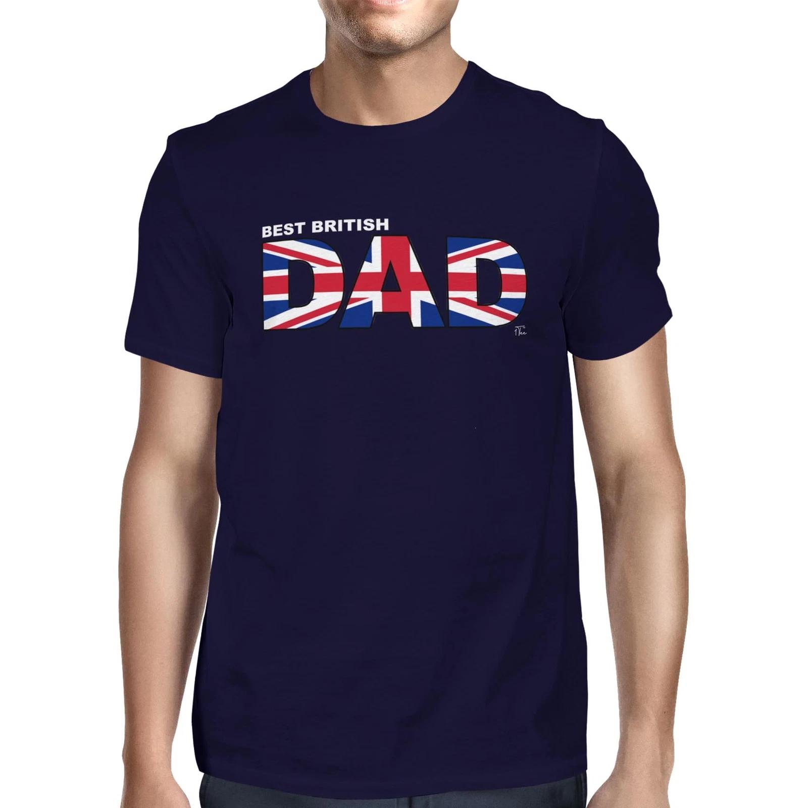 1Tee Mens Best British Dad T-Shirt XXXXL