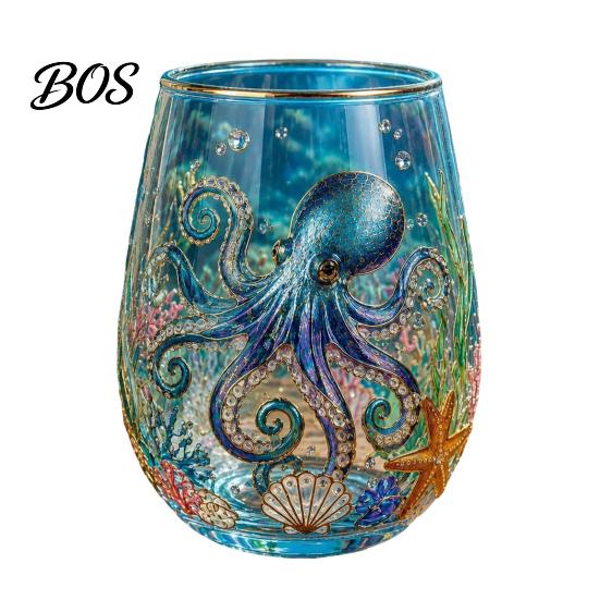 Vogel und Blume Teetasse Meeresschildkröte Glasbecher, Ozean-Thema Trinkbecher, Borosilikat Kaffee Saft Wein für Saft, Strandgeschenk Naturfreunde
