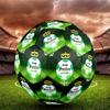 Club Santos Laguna Print Size 5 Soccer Ball, Standard Match Football for Sports Game and Team Practice, Ideal Gift for Soccer Fans