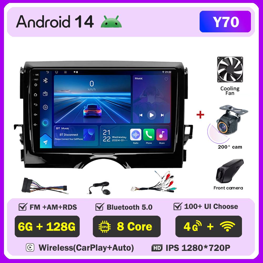 For Toyota Mark X X130 2 II 2009 2010 2011 - 2019 Car Radio Player Car Carplay Screen Autoradio Mirror Link Car Intelligent Syst