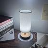 Modern Simple Solid Wood Base Atmosphere Lamp Bedroom Eye Protection Night Light Dormitory Bedside Lamp Led Tricolor Decorative