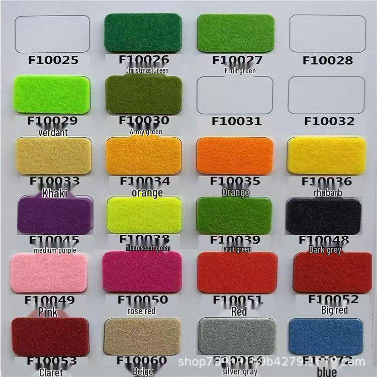 Custom DIY Non-Woven Felt Pads for Hair Accessories - Multiple Colors & Sizes