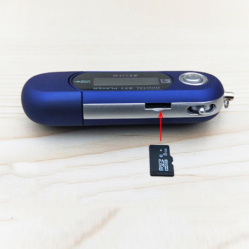 2 in 1 Mini MP3 Player Support LCD Music Player 32G TF Card USB 2 0 Small Flash Drive Lightweight LCD Music Player