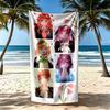 Quintessential Quintuplets Beach Towel Soft Durable Quick-Dry Comfortable Lightweight