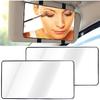 Car Sun Visor Mirror, Cosmetic Makeup Mirrors With Straps, HD Cars Interior Cosmetic Mirror, Car Accessories For Women Universal Sun Visor Mirrors