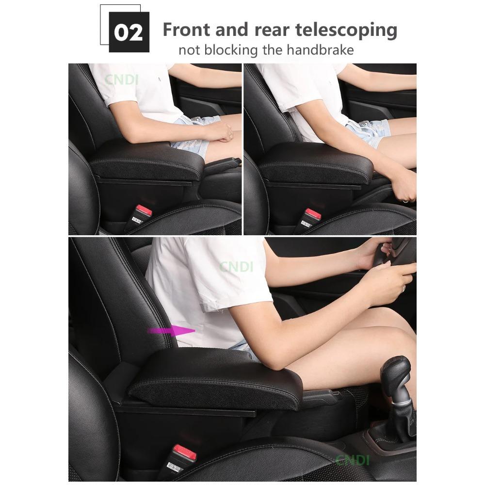 For NISSAN Juke Armrest box For Infiniti ESQ Car armrest 2010-2019 accessories interior details storage box Retrofit parts USB