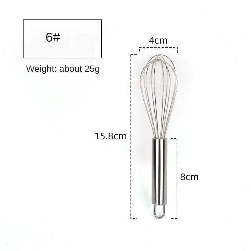 6/8/10/12inch Stainless Steel Egg Stirring Balloon Whisk Manual Egg Beater Mixer Kitchen Baking Utensil Cream Butter Whisk