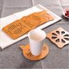 Table Mat Wooden Cartoon Heat Insulation Mat Table Mat Non-slip Pan Mat Mat Mat Teacup Mat