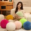 30x30cm Fluffy Ball Plush Toy Colorful Sport Indoor Interactive Plushie Back Support Cushion Birthday Gift