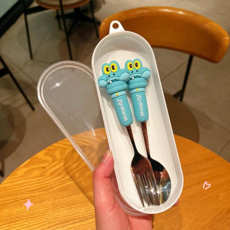 Disney Zootopia Judy Spoon 304 Stainless Steel Cutlery Fork for Boys and Girls, Cute and Fun Spoon