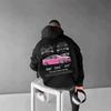 2026 Hooded Sweatshirt Young Unisex Women Car Print Graphic Pullover Loose Fit Daily Wear