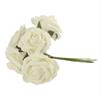 0Pcs Wedding Flowers Foam Roses Artificial Bride Delicate Colorfast Candy