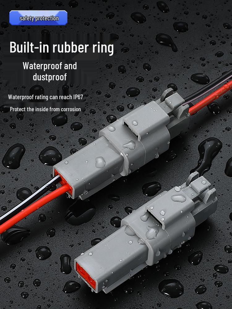 DT06-2S DT04-2P Waterproof Automotive Connector Male/Female Plug with Wiring Harness Terminal