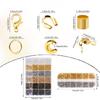 36 Piece Metal Bead Spacer Set In 6 Colors Bracelet Alignment Beads Positioning Beads For Multi Layer Jewelry Designs