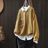 Gensere Kåpe Cardigan for Kvinner Høst Vinter Stor Størrelse Vintage Løs Langermet Strikket Cardigan Gensere Jakke